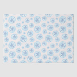 Aqua-blue Sand-Dollar-Papiertaschentuch Seidenpapier