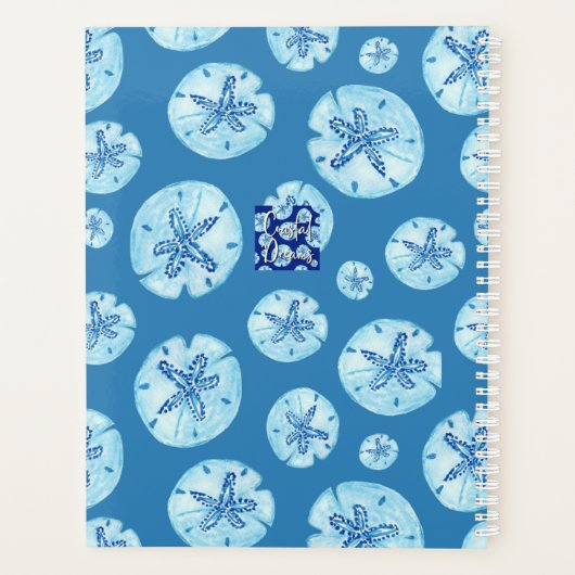 Aqua-Blue-Sand-Dollar-Planer Planer (Rückseite)