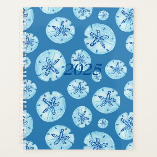 Aqua-Blue-Sand-Dollar-Planer Planer (Vorderseite)