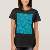 Aqua Blue Scales T-Shirt (Vorderseite)