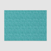 AQUA BLUE SEQUINS-GEWEBE-WRAPPING-PAPIER SEIDENPAPIER (Vorderseite)