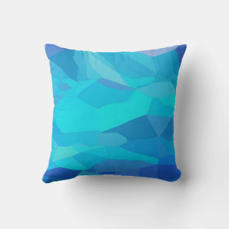 Aqua Blue Shades Pillow Kissen