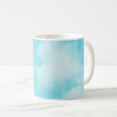 Aqua Blue Sky Kaffeetasse (VorderseiteRechts)