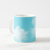 Aqua Blue Sky Kaffeetasse (Vorderseite Links)