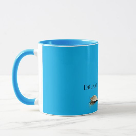 Aqua Blue Sparkle Tasse (Links)