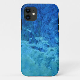 Aqua Blue Stached Glass Case-Mate iPhone Hülle