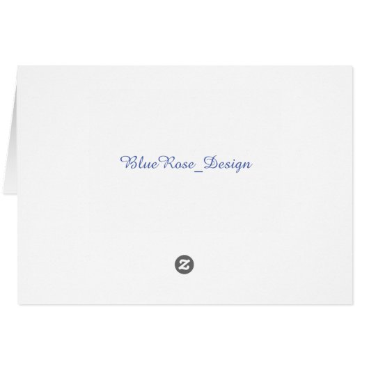 Aqua Blue Starfish Patternkarte (Rückseite Horizontal)