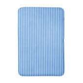 Aqua Blue Strick Crochet Strip Texturmuster Badematte (Vorderseite Vertikal)