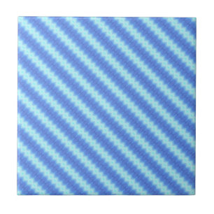 Aqua Blue Strick Crochet Strip Texturmuster Fliese