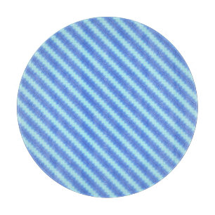 Aqua Blue Strick Crochet Strip Texturmuster Schneidebrett