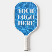 Aqua Blue Swimming Pool Photo for Your Logo Pickleball Schläger (Vorderseite)