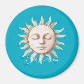 Aqua Blue Traum Sizilien Magnet (Vorne)