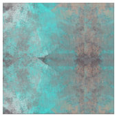 Aqua Blue Turquoise und Gray Motif Stoff (Nahaufnahme)