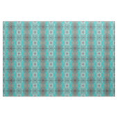 Aqua Blue Turquoise und Gray Motif Stoff (Yard (91,4 cm))