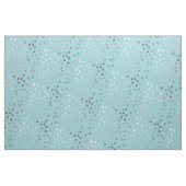 Aqua Blue und Silver Glitzer City Dots Stoff (Yard (91,4 cm))