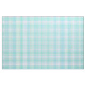 Aqua Blue und White Checkered Gingham Stoff (Fat Quarter (45,7 x 55,9 cm))