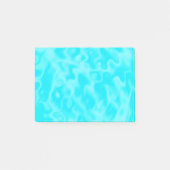 Aqua Blue Water Background Blank Post-it Klebezettel (Vorderseite)