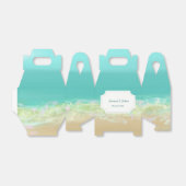 Aqua Blue Water Beach Strand bemalt Geschenkschachtel (Ungefaltet)
