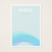Aqua Blue Wave Nautical (Vorderseite)