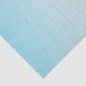 Aqua Blue White Ombre Seidenpapier (Ausschnitt)