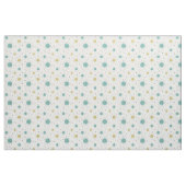 Aqua Blue Yellow Franciscan Sternexplosion Mitte d Stoff (Yard (91,4 cm))