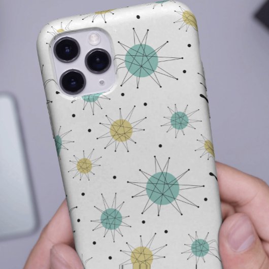 Aqua Blue Yellow Franciscan Sternexplosion Mitte J Case-Mate iPhone Hülle