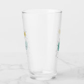 Aqua Blue Yellow Franciscan Sternexplosion Mitte J Glas (Rechts)