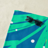 Aqua Blue Yellow Green für Mädchen & Jungen Wochen Strandtuch (Beispiel)