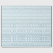 Aqua Blue Zickzack Pattern Geschenkpapier (Flach)