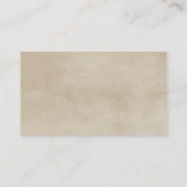 Aqua Blüh Border Wedding Platzkarte (Rückseite)