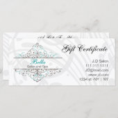 Aqua Blühe Personalisierte Business Stationery (Vorne/Hinten)