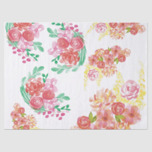 Aqua-Blume Seidenpapier