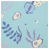 Aqua Blumenmusterstoff & Bastelmuster Stoff (Muster)