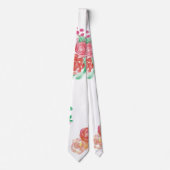 Aqua-Blüte Krawatte (Vorderseite)