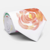 Aqua-Blüte Krawatte (Gerollt)
