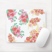 Aqua-Blüte Mousepad (Mit Mouse)