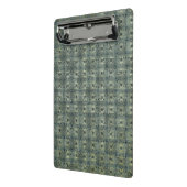 Aqua Boho Muster, schöne Mini-Zwischenablage Mini Klemmbrett (Gewinkelt2)