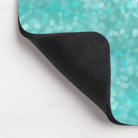 Aqua Bokeh Mousepad (Ecke)