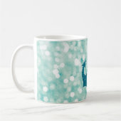 Aqua Bokeh SeeGlitzer-Anker Kaffeetasse (Links)