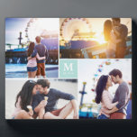 Aqua Box Zeitlose Monogram Wedding Foto Easel Fotoplatte<br><div class="desc">Mit Fett*fa*tin entworfen. Einfach mit eigenen Texten,  Fotos oder Bildern anpassen. Für individuelle Anfragen wenden Sie sich bitte direkt an fat*fa*tin. Es gelten benutzerdefinierte Gebühren. www.zazzle.com/fat_fa_tin www.zazzle.com/color_therapy www.zazzle.com/fatfatin_blue_knot www.zazzle.com/fatfatin_red_knot www.zazzle.com/fatfatin_mini_me www.zazzle.com/fatfatin_box www.zazzle.com/fatfatin_design www.zazzle.com/fatfatin_ink</div>