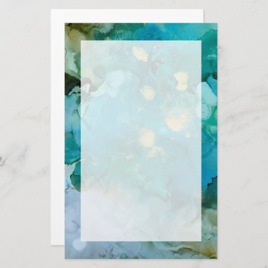 Aqua Brume I Briefpapier (Vorne/Hinten)