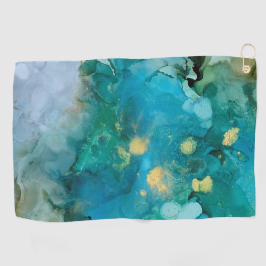 Aqua Brume I Golfhandtuch (Horizontal)