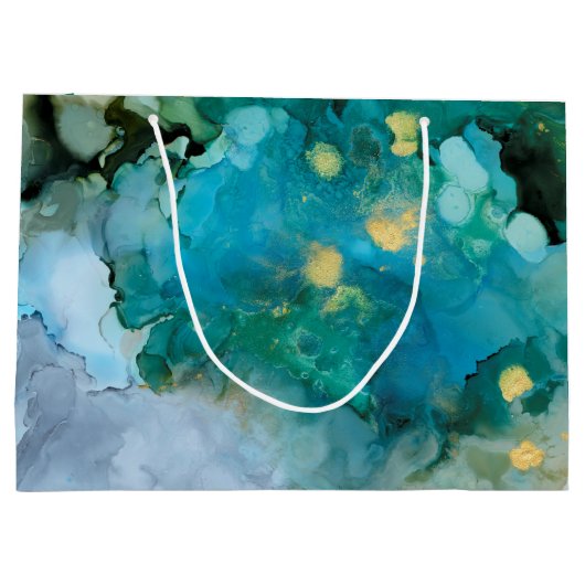 Aqua Brume I Große Geschenktüte (Rückseite)