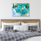 Aqua Brume I Leinwanddruck (Insitu (Schlafzimmer))