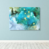 Aqua Brume I Leinwanddruck (Insitu (Holzboden))