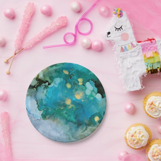 Aqua Brume I Pappteller (Party)