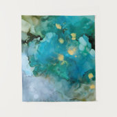 Aqua Brume I Wandteppich (Vorderseite)