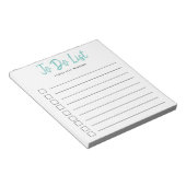 Aqua Brush mit Personalisierten Bettüberzügen Notizblock (angewinkelt)