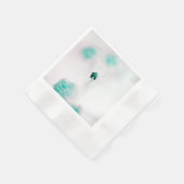 Aqua Bud Paper Napkin Serviette (Ecke)