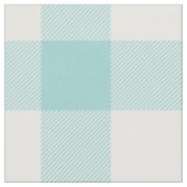 Aqua-Büffel-Karo-Muster Stoff (Nahaufnahme)